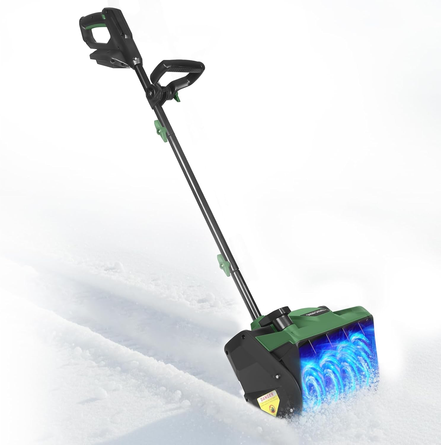 Cordless Snow Shovel Compatible with Dewalt 20V Max Battery(Tool Only), 12” Electric Snow Blower, Adjustable Handle, Cordless Snow Blower for Driveway/Patio/Walkway