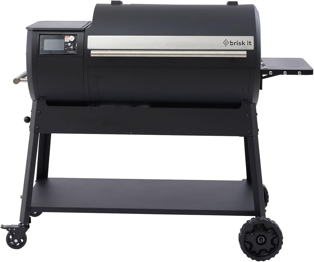 Brisk It Origin-940 Electric Wood Pellet Smoker Grill – A.I. Smart BBQ Grill with WiFi,940 sq.in Cooking Area, 7-in-1 Outdoor Grill & Smoker, PID Controller (Up to 500°F), Meat Probe