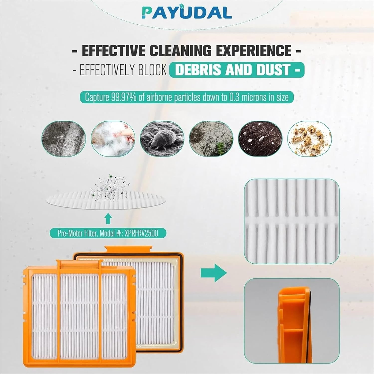 Shark Vacuum Cleaner Replacement Parts Kit with Main Roller Brush Foam/Primary Filter and Sweep Side Brushes for(Parts Kit -23PCS)