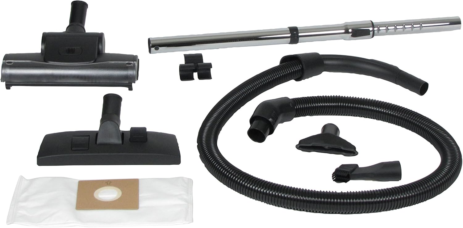 Atrix - Turbo Red HC1-AMZ Canister Vacuum with 6 Quart HEPA Filter and Variable Speed Motor