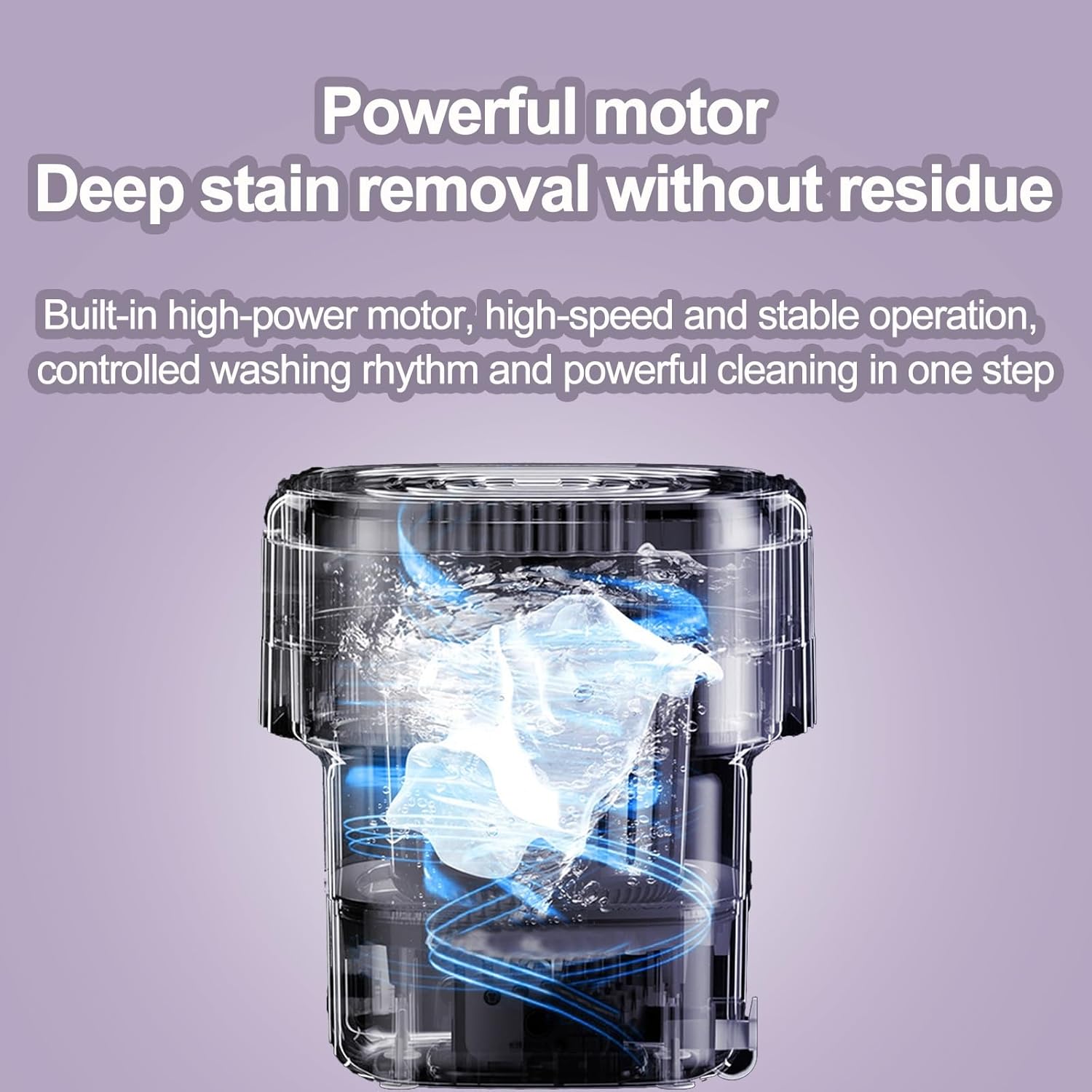 DELURA 9L, Mini, Foldable, Integrated Wash and Remover, Portable Washing Machine, Suitable for Apartments, Dormitories, Camping, RVs, and Travel Laundry (Color : A)