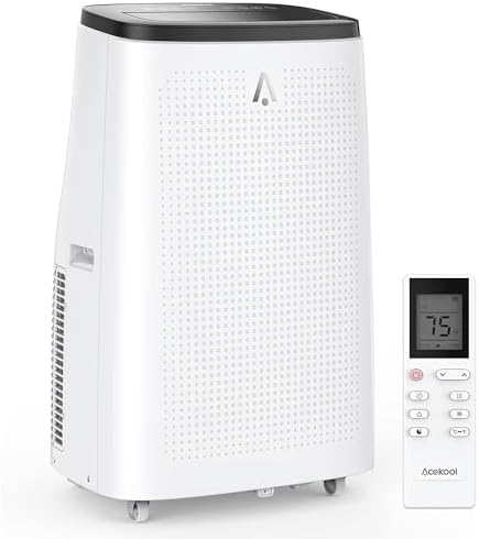 GAOMON 14000 BTU Portable Air Conditioner for Large Rooms up to 700 Sq.Ft - 3-in-1 Energy-Efficient AC Unit with Dehumidifier, 3-Speed Fan & Remote Control, Quiet Operation, Compact Design