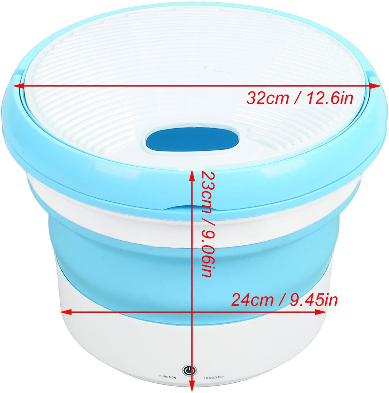 Mini Washing Machine, Portable Foldable Washing Machine, 7L Mini Washer with Generator, for Home, College Room, RV, Apartment