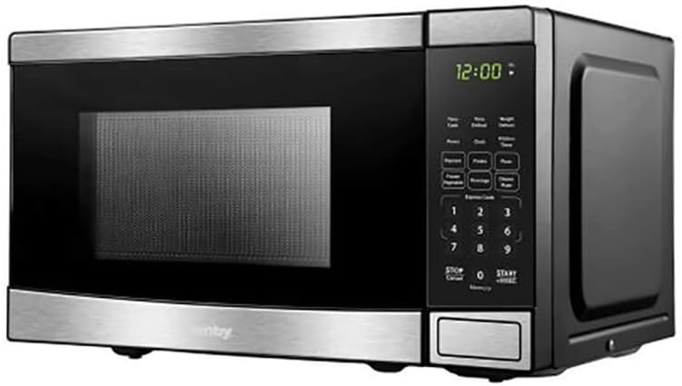 Danby DBMW0721BBS Countertop Microwave, Stainless Steel