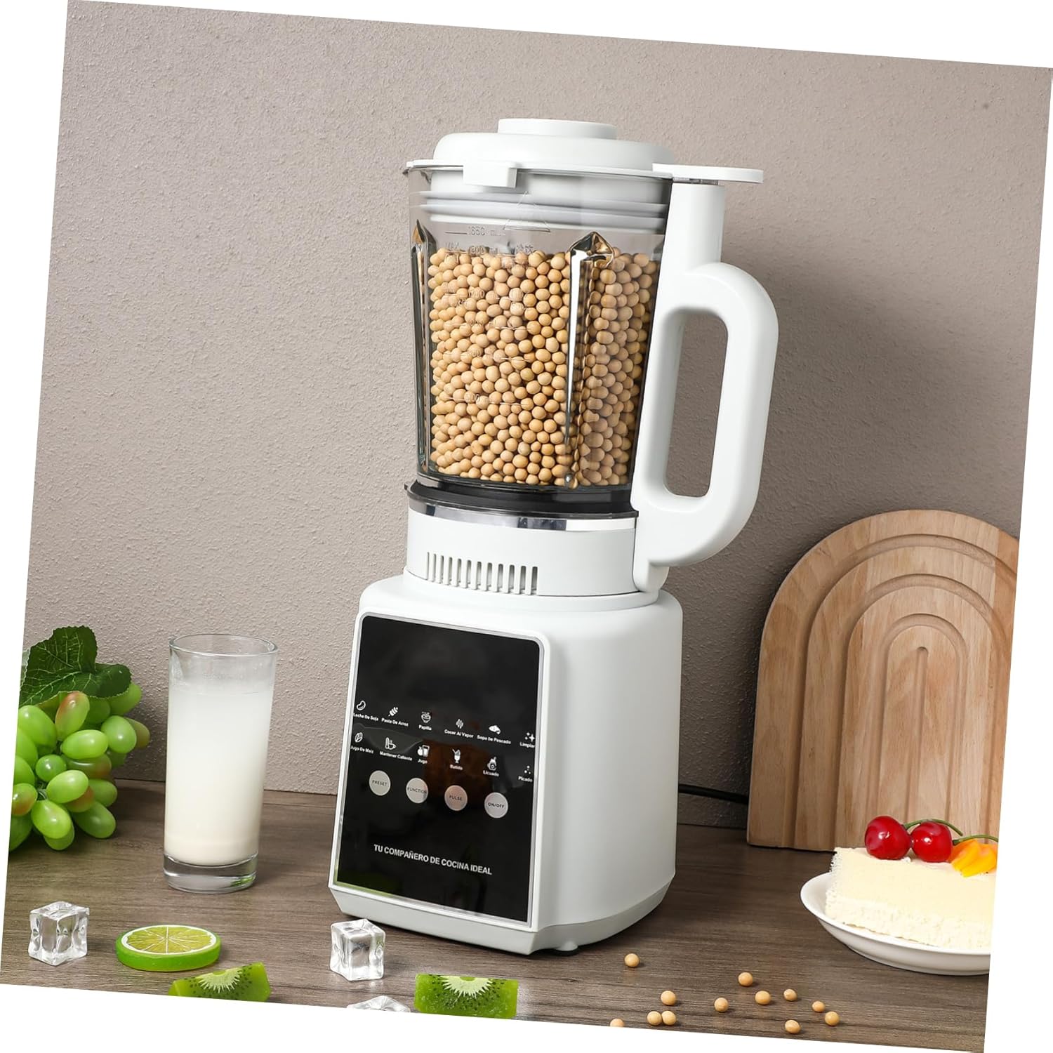 1.75L High-Speed Blender for Smoothies Fruit Juicer Electric Food Processor with Non-Sticking Pitcher Compatible with US Plug for Kitchen and Juicing