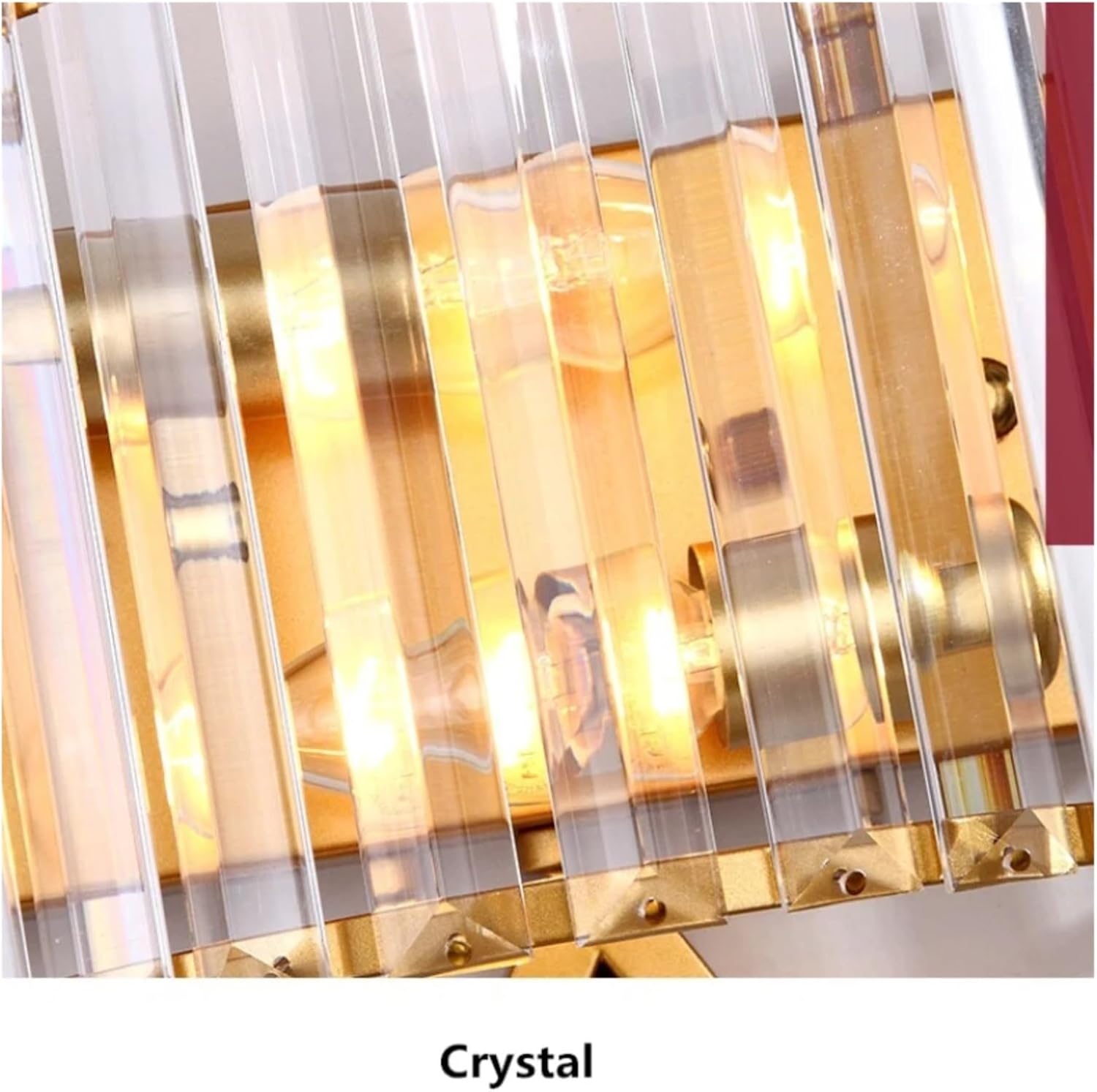 Modern Crystal LED Wall Lamp Parlor Bedroom Sconce E14 110-220V Surface Mount Aisle Lights,Household