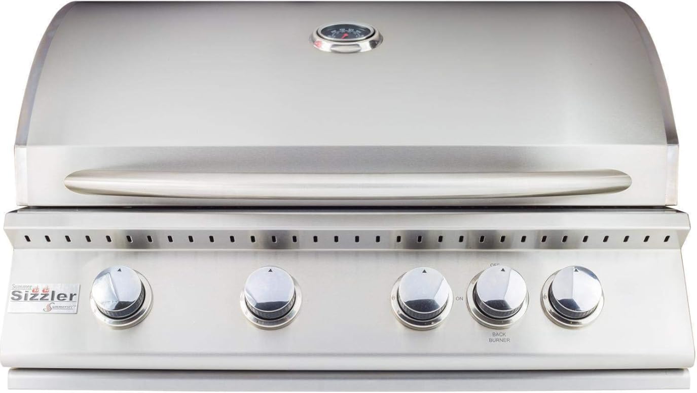 Summerset Sizzler 32-inch 4-burner Built-in Propane Gas Grill With Rear Infrared Burner - Siz32-lp