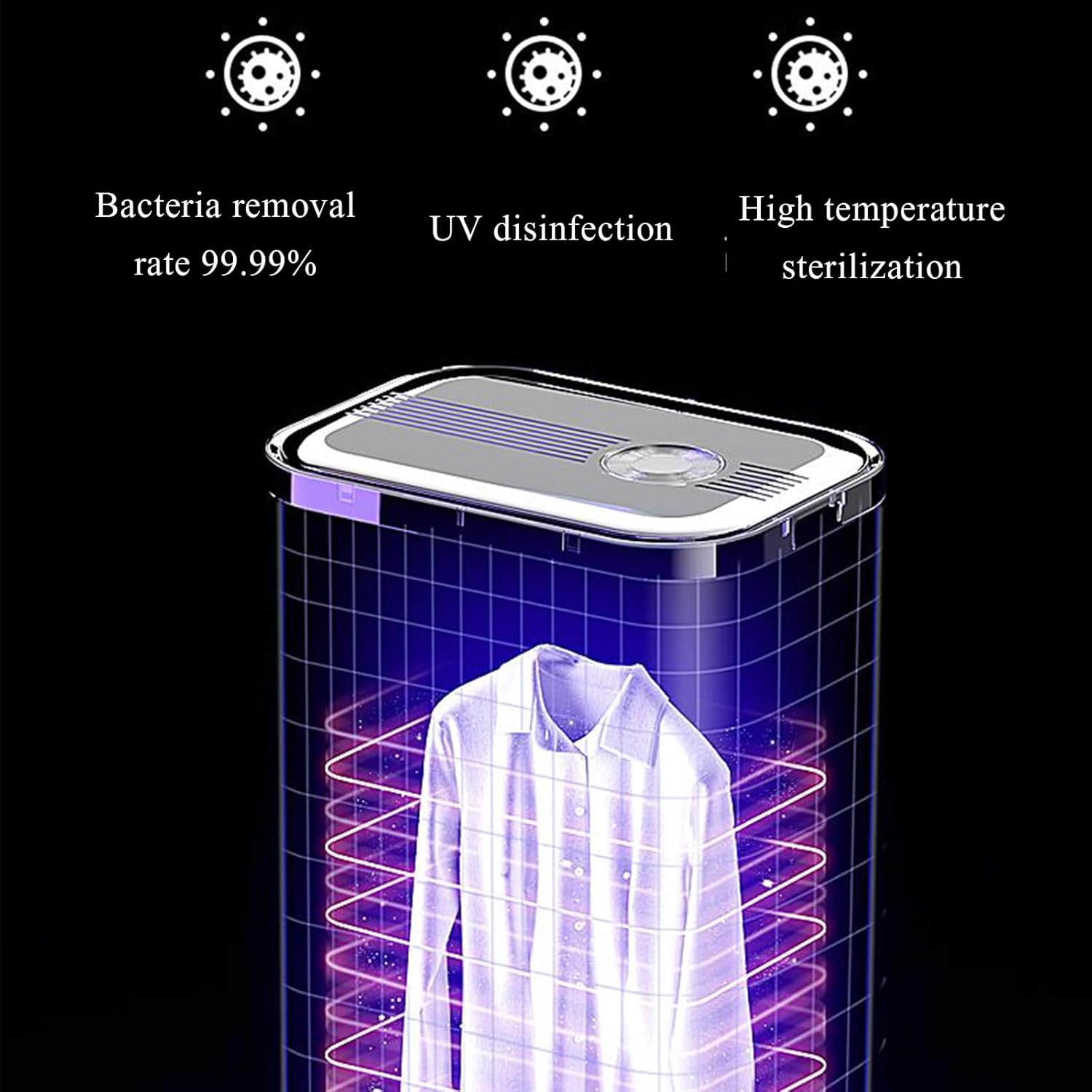 Portable Clothes Dryer With Drying Bag – 900W Quick-Dry Foldable Laundry Dryer For Home Apartment RV Travel