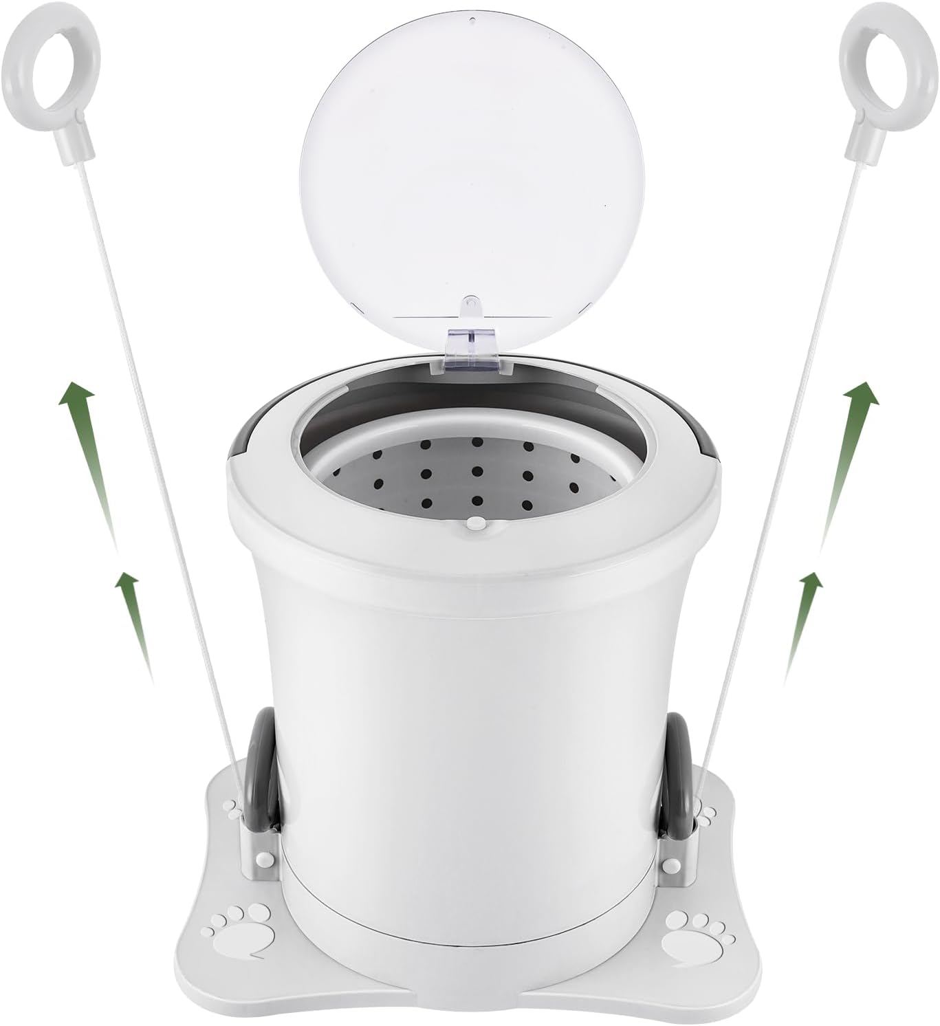 Meticuloso Manual Clothes Dryer Portable Mini Dryer Compact Spinner Non Electric Laundry Washing Machine for RV, Camping, School, Apartment, Dorm