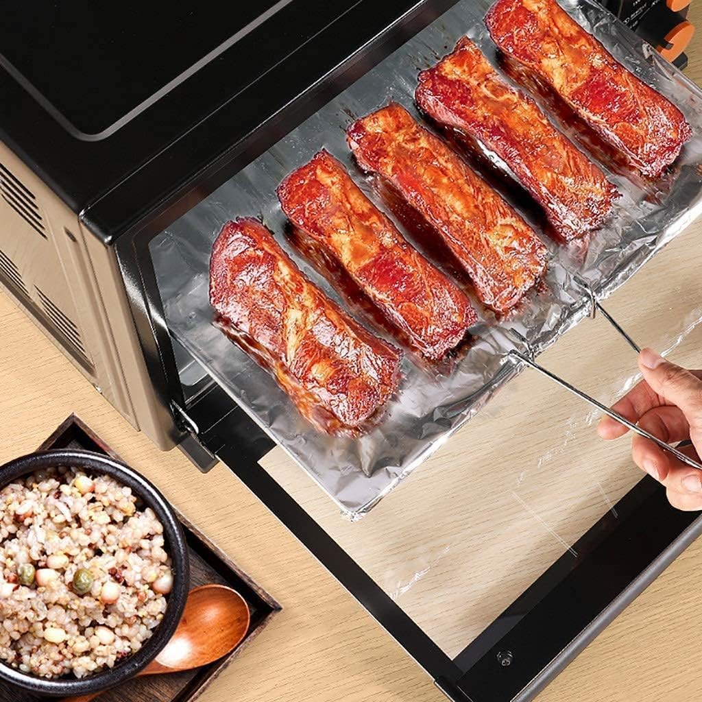 oven mini oven air fryer oven Mini Ovens 360 ° Rotating 32 Liter Large Capacity Electric Oven, Household Small 32L Large Capacity Baking Oven, Power 1500W Multifunctional Four-Layer Fully Automatic