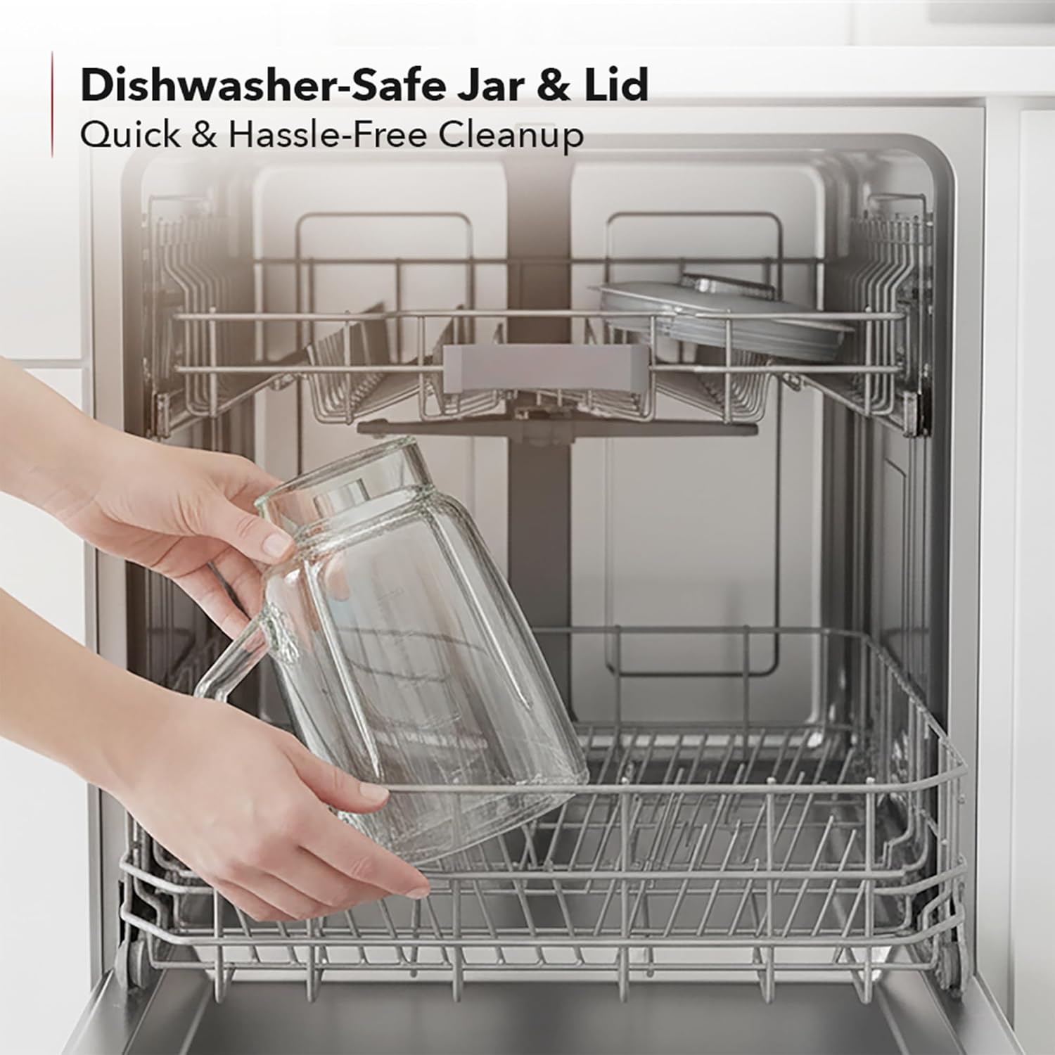 OVENTE Countertop Blender for Shakes and Smoothies with 550W Motor, 50 Oz Glass Jar and Adjustable 4 Speed Settings Ideal for Frozen Fruit Drinks, Puree, Ice Crush, Sauces and More, Blue BLH2604LBL