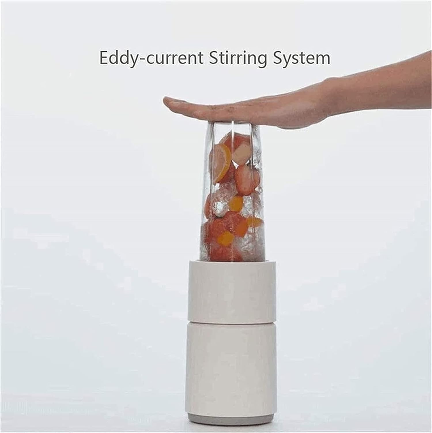 Personal Countertop Blender - Portable Blender for Milkshake, Fruit Vegetables Drinks, Smoothie, Small Mini Food Blenders Processor Shake Mixer Maker with 1 * 450ML Travel Cup