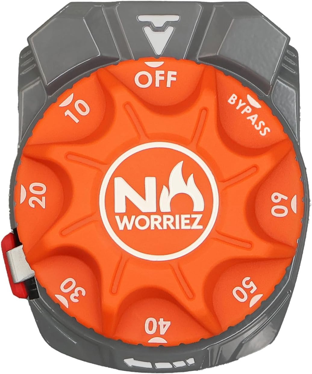 NO WORRIEZ Bypass High Pressure Safety Auto Shut-Off Gas Timer for Propane & Natural Gas | Outdoor Grill, Fire Pit, Pizza Oven | – 100,000 BTU, 5 PSI 1/2