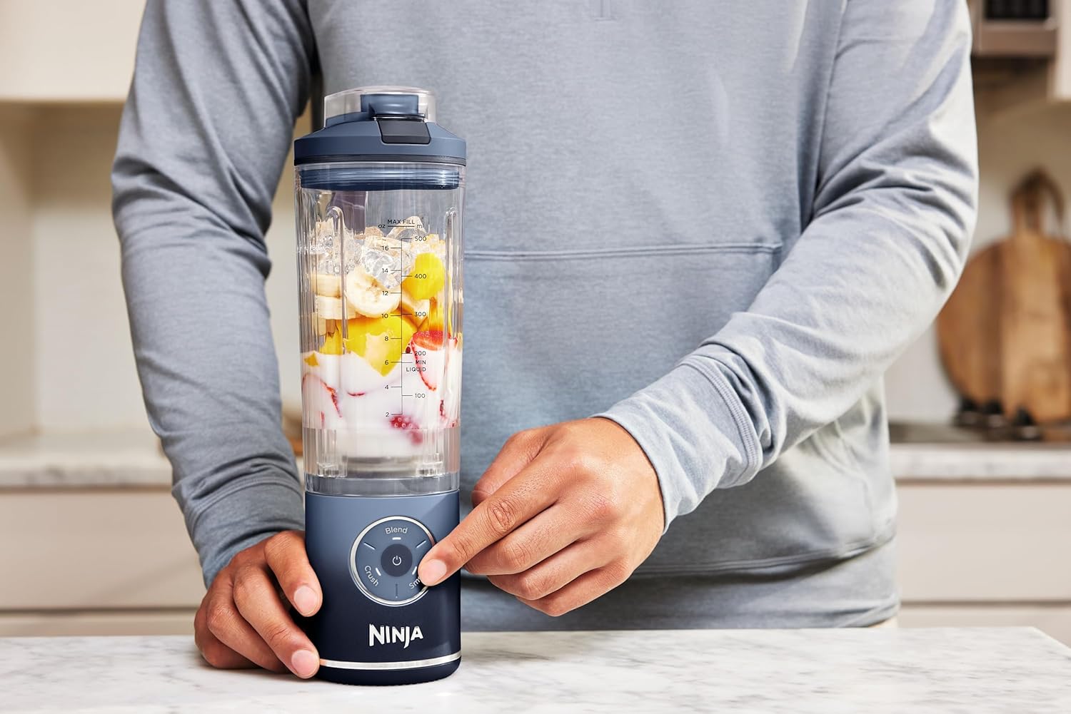 Ninja Blast Max Cordless Portable Blender, Deep Navy