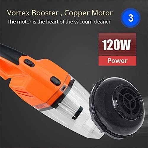 Car Vacuum Cleaner 120W Portable Handheld Vacuum Cleaner Wet and Dry Dual Use Car Vacuum Aspirateur Voiture