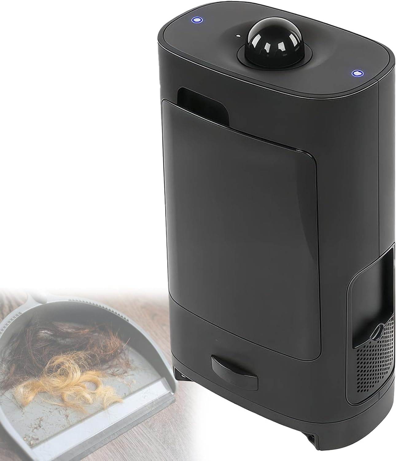 Corded Canister Vacuum, 1400 Watt,Touchless Vacuum Automatic Dustpan, Fast Function - for Sweeping Salon Home Pet Kitchen Dust Debris Hair, Automatic Infrared Sensors