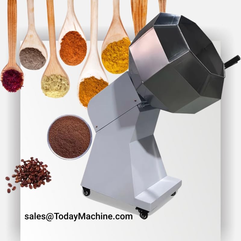 Automatic Stainless Steel Horizontal Mixing Machine 2D Motion Dry Powder Food Material Blender 2L Max Loading Capacity