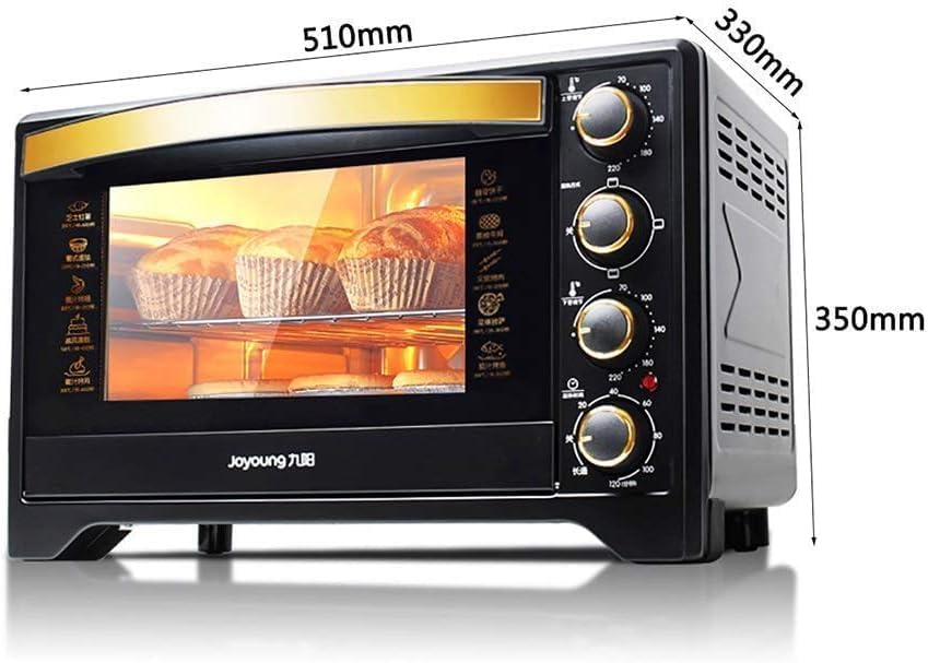 oven mini oven air fryer oven Mini Ovens 38L Large Capacity Electric Oven, Household Independent Temperature Controlled Mini Oven, Multifunctional Small Three-layer Oven, Zinc Plate Explosion-proof