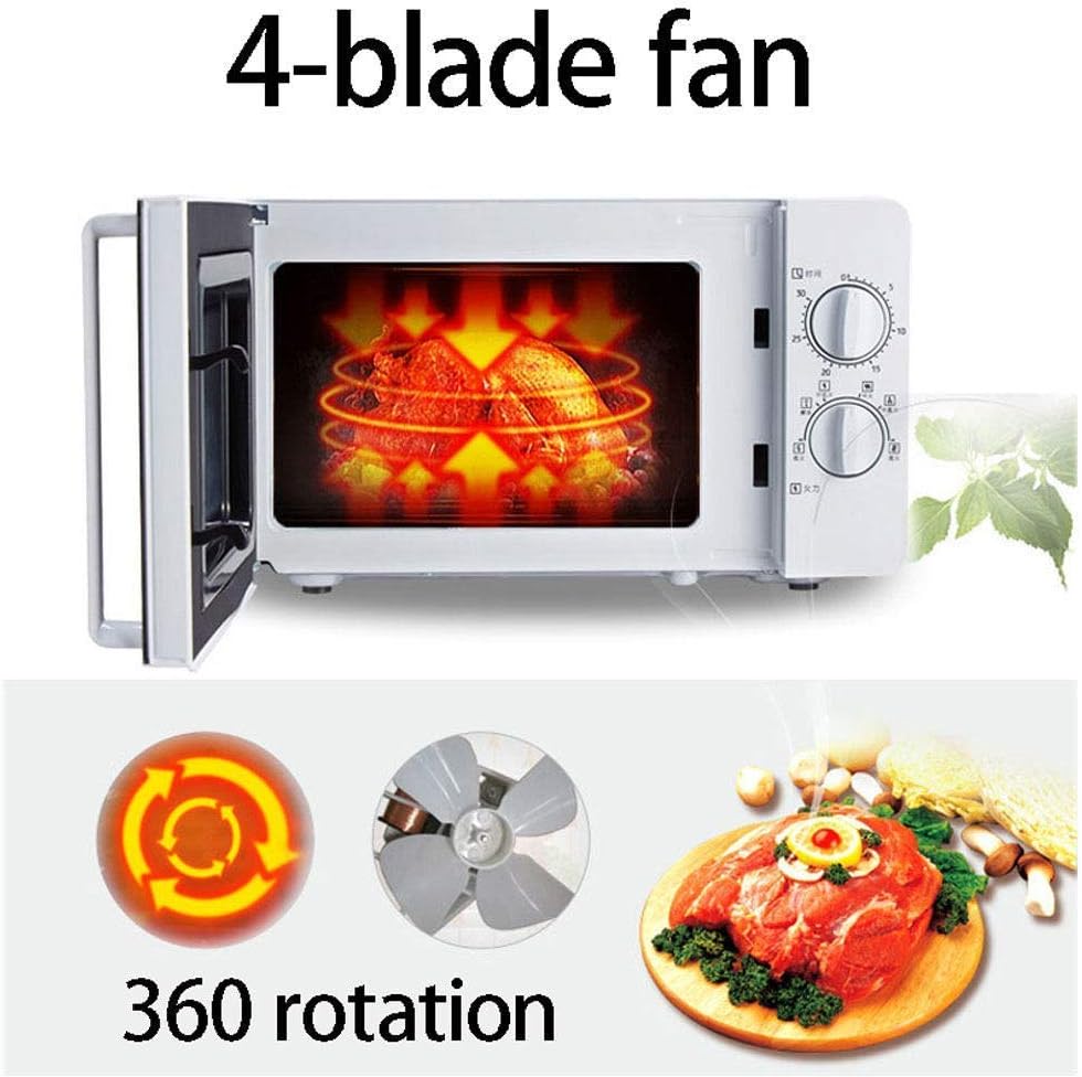 Solo Manual Microwave with No Rust Interior for Easy Cleaning, Soft Touch Housing and Matt Finish, Auto Defrost, Cotton White, 20 Litre with 6 Power Levels, 800 W Useful