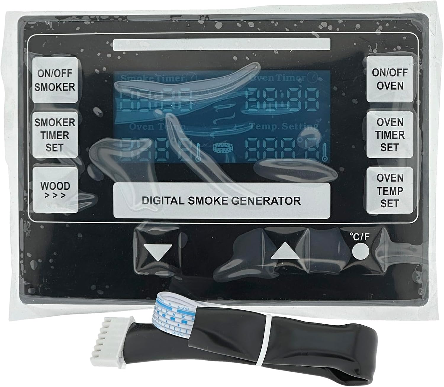 Control Circuit Board Replacement Parts for Bradley Digital 4 Rack & 6 Rack Electric Smoker (Display Panel)
