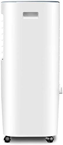 Cooling Fan Evaporative Cooler, with Remote Control Portable Bladeless Air Cooler, Electric Fan & Humidifier, 7H Timing,LCD Display, 3 Modes Air Conditioner for Indoor Home Office Dorms 55W Oscillati