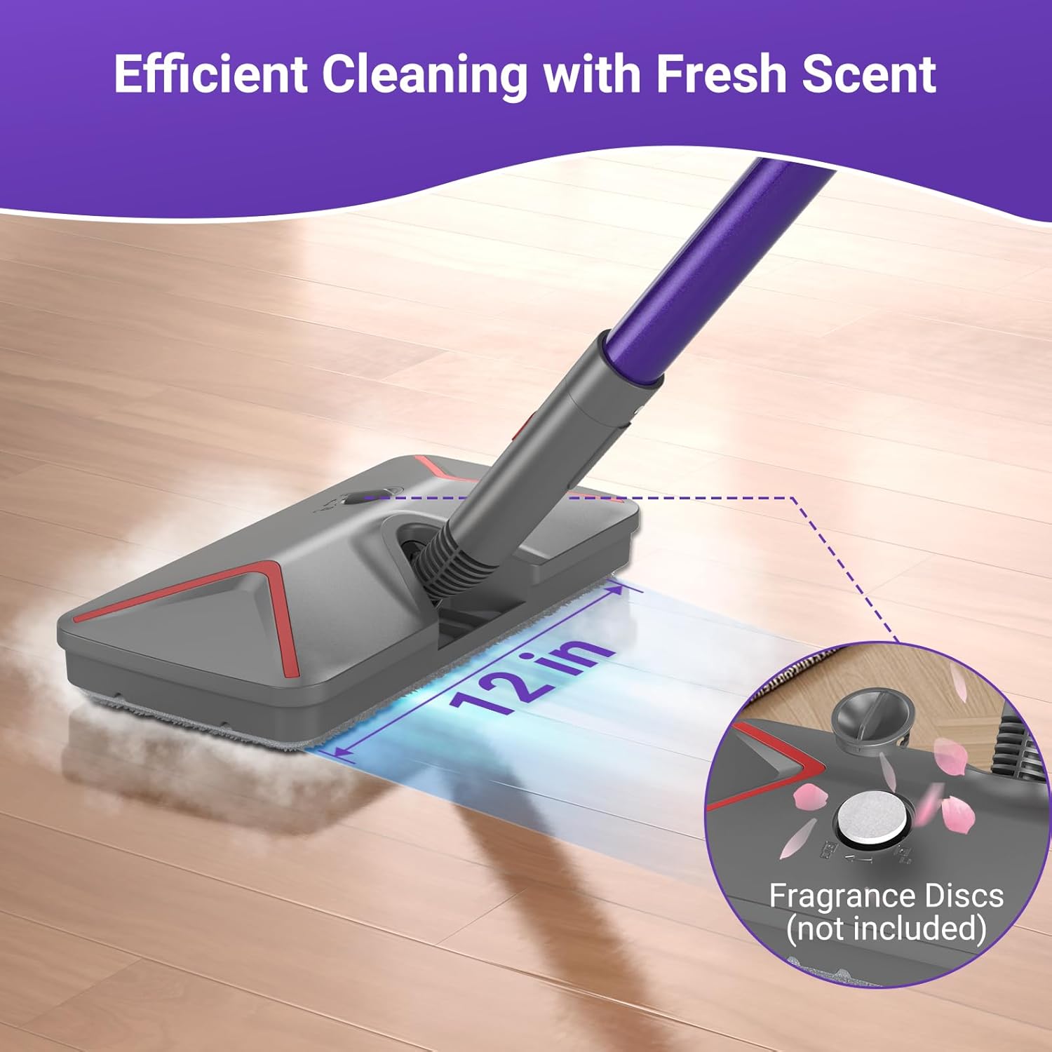Heavy Duty Power Steamer 3-in-1 Steam Mop and Handheld Steam Cleaner for Home, Garage, Workshop, Hardwood, Tile, Walls, Grout, Windows, Furniture, Deck, with Wall Mount and Cord Storage