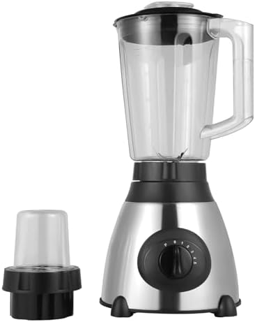 800W Countertop Blender for Shakes and Smoothies, Food Processor for Kitchen with 5 Speeds, 2 Types of Blades, for Crushing Ice, Puree and Frozen Fruit