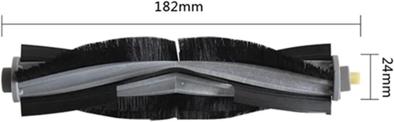 Compatible for Ecovacs Deebot X1/ T10 Omni/Turbo Accessories Robot Vacuum Cleaner Parts Mop Dust Bag Hepa Filter Main Side Brush Dustbin(Chocolate)