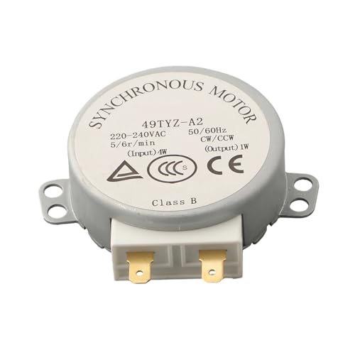Microwave Turntable Backup Motor for AC 220-240V Models 5-6 RPM 50/60Hz Microwave Oven Accessories