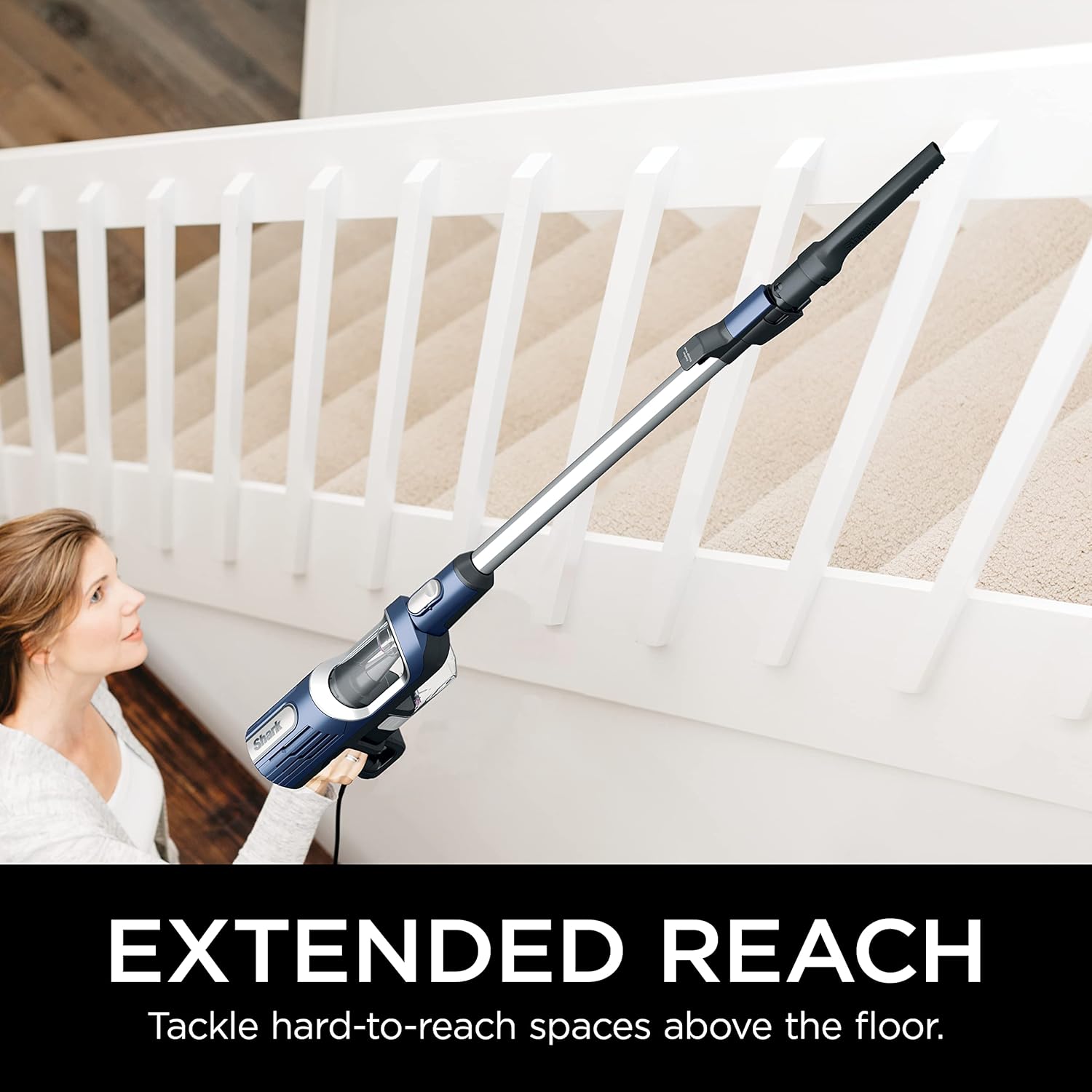 Shark HZ600C Ultralight Pet Pro Corded Stick Vacuum with PowerFins & Self-Cleaning Brushroll, Perfect for Pets, Converts to Hand Vacuum, Pet Power Brush, Crevice & Upholstery Tools, (Canadian Version)