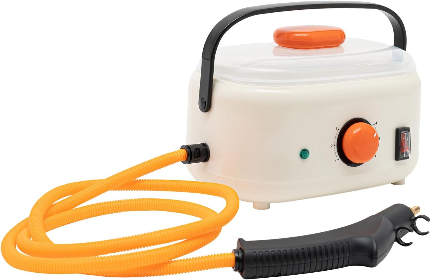 Steam Cleaner, 2500W Handheld Home Steam Cleaner with Cleaner Kit and 1.5L Water Tank, for Grout and Tile White 110V ≥ 100℃/212°F