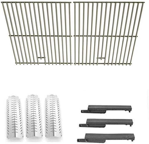461246804，461230404，461230403 & Centro 4000，85-1210-2, 85-1250-6, G40204, G40205 Gas Grill Includes 3 Cast Burners, 3 Stainless Steel Heat Plates and Stainless Steel Grates