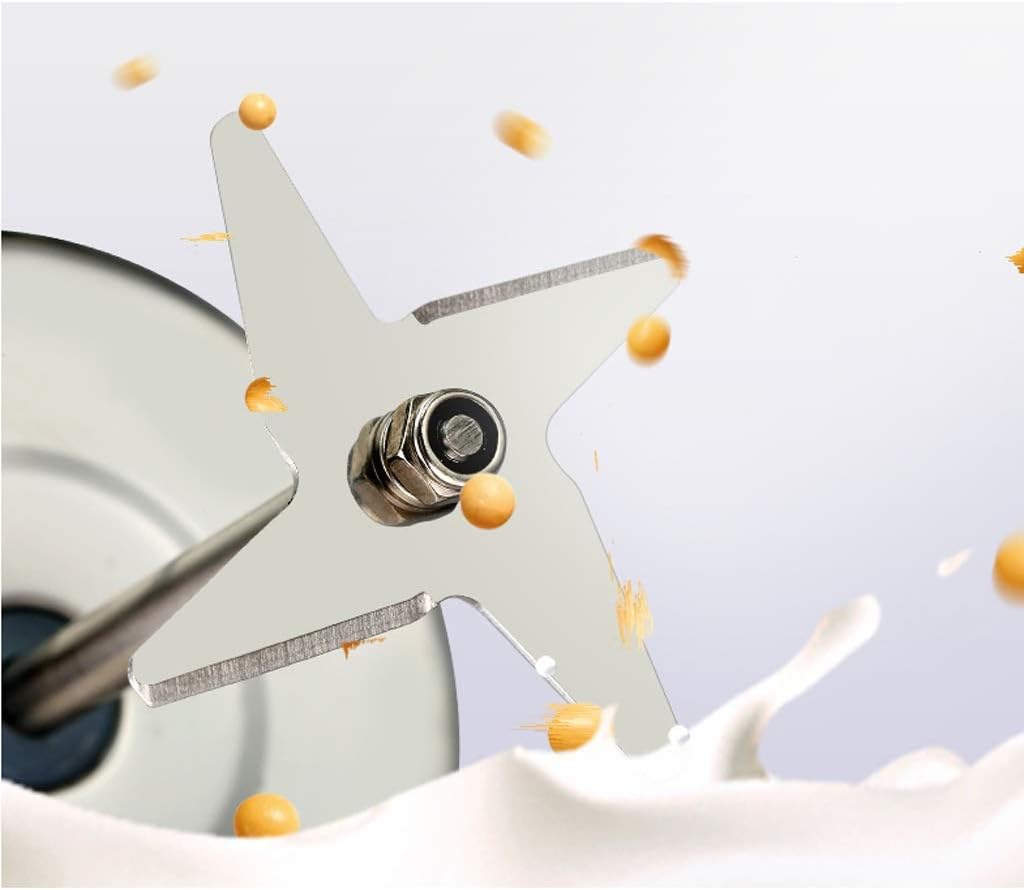 Household Soybean Milk Maker, Stainless Steel Multifunctional Automatic Filter Free Rice Cereal Mixer