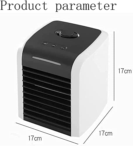 Portable Air Conditioner, Mini Air Fan USB Desk Fan with 3 Speeds, Personal Air Cooler for Office Room