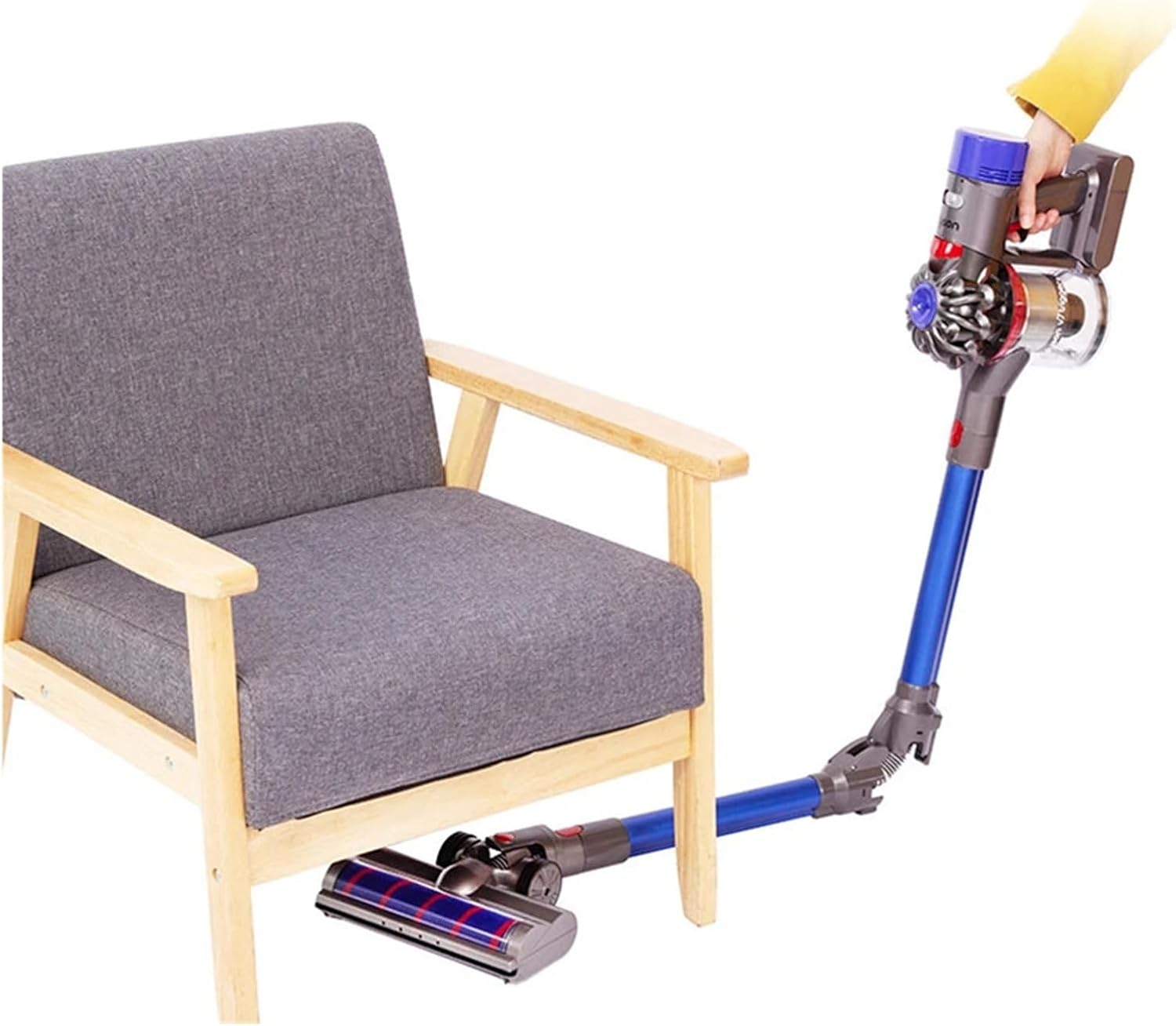 Folding Extension Rod ，Compatible for Dyson， V7 V8 V10 V11 Cordless Vacuum Cleaner Parts Metal Pipe Bar Handheld Flexible Bendable Wand Tube(0011800328J)