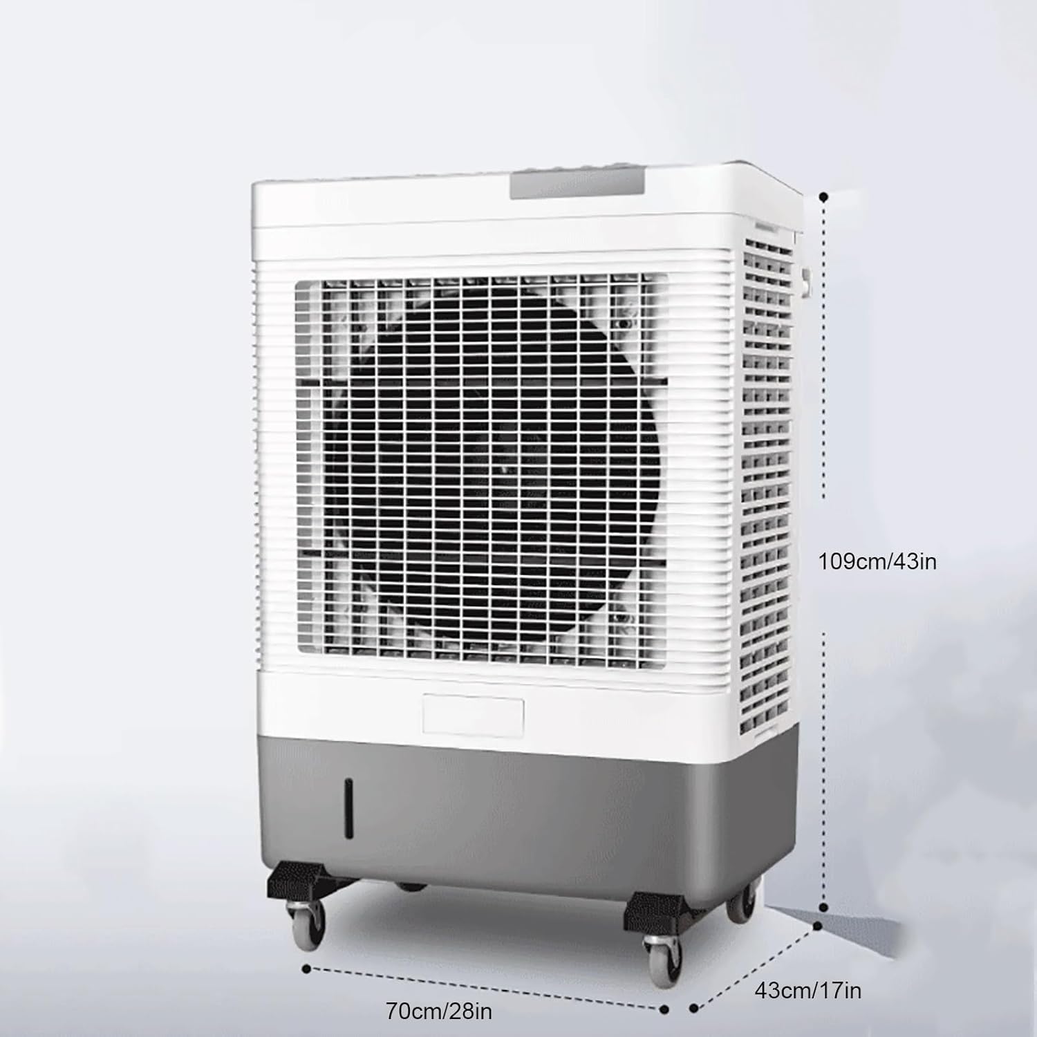 Portable Evaporative Cooler, Swamp Cooler with 3 Speeds and Extra Large Water Tank, Portable Air Conditioners for Office Room