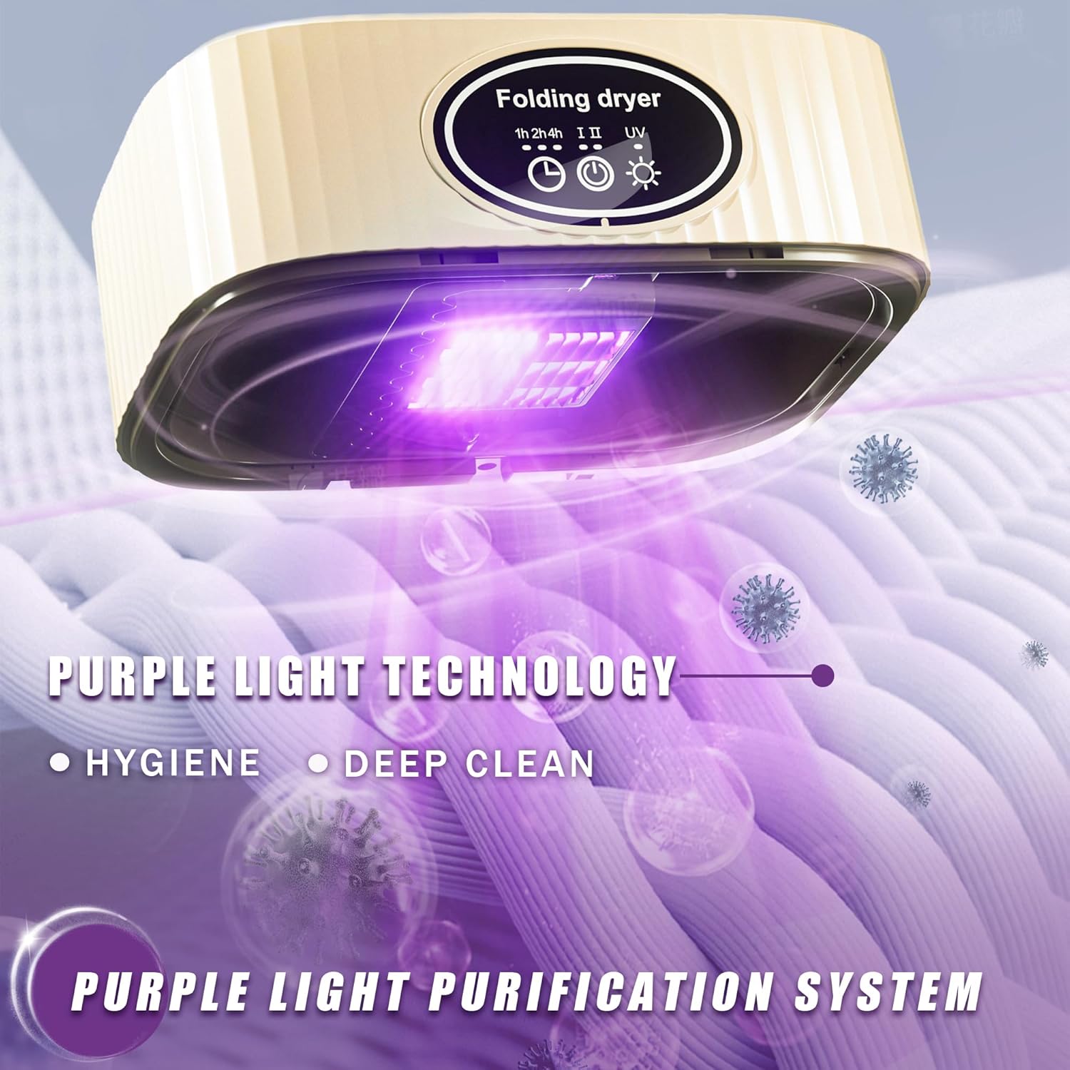 Portable Clothes Dryer, Dryer Machine, Electric Drying Machine, with Dry Bag, Adjustable Timer, for Laundry, Apartment, RV, Dorms