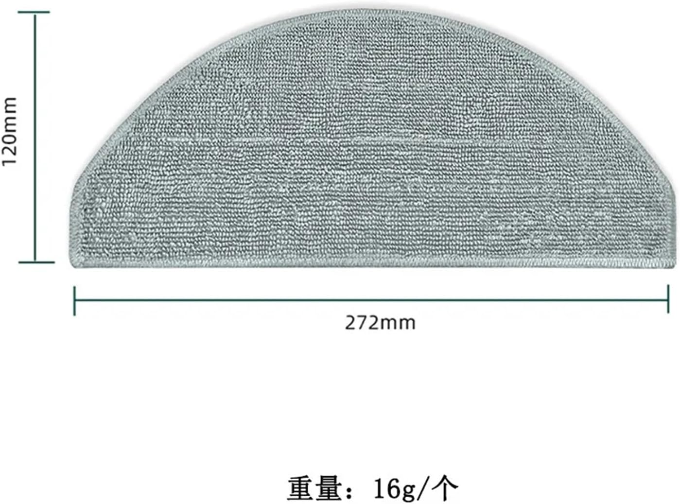 Compatible for Xiaomi Robot Vacuum E10 / E12 / B112 / C103 Roller Main Side Brush Hepa Filter Mop Cloths Spare Part Replacement Accessory(Medium)