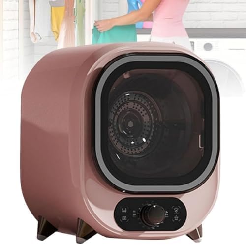 5kg Portable Condenser Tumble Dryer - Vented, 0.8kg Load, Compact Dryer for Apartment, Countertop/Wall-Mounted for Small Spaces