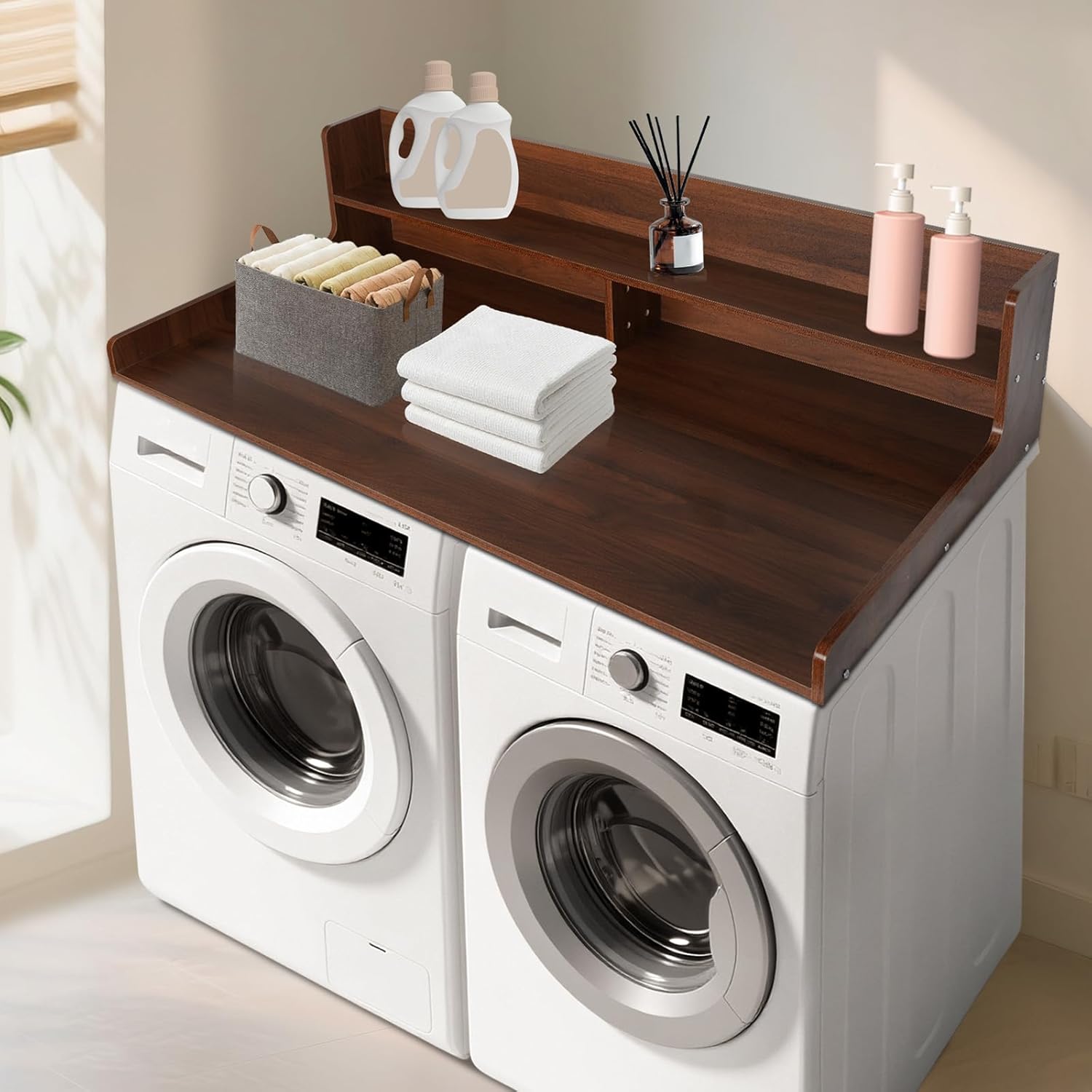 2-Tier Washer and Dryer Countertop,54