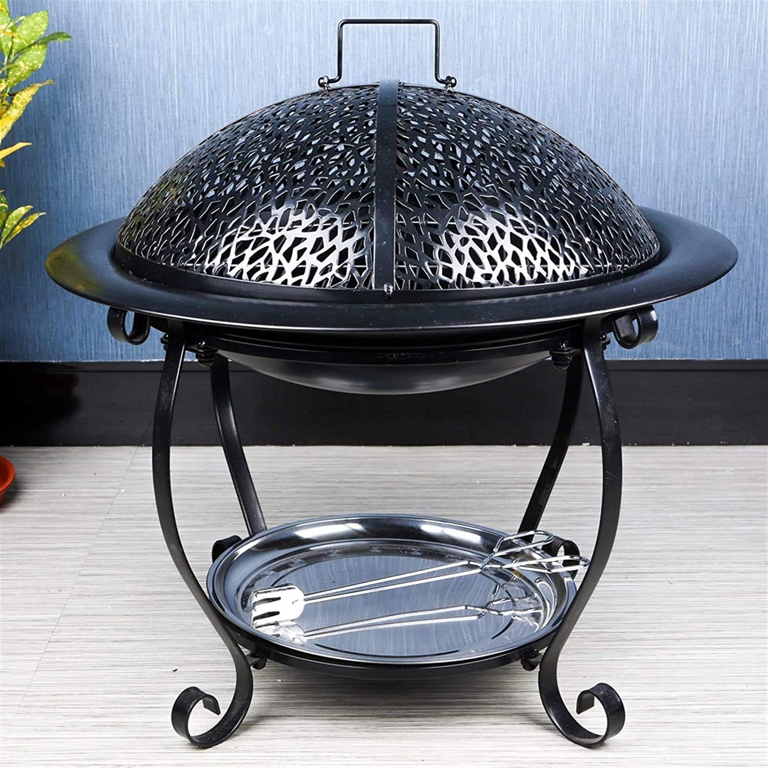 Fire Pits Outdoor Wood Burning Outdoor Fire Tables Outdoor Fire Pits,Patio Steel BBQ Grill Fire Pit
