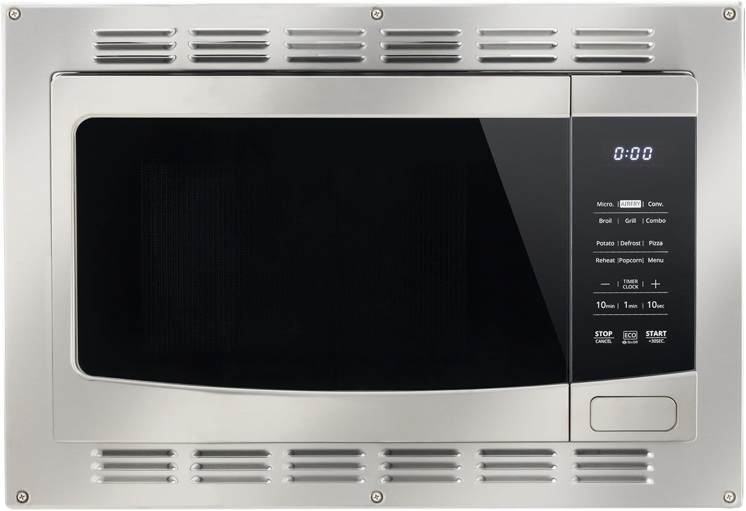 Tough Grade RV Convection Microwave with Air Fryer | 6-in-1 Built-In Combo Oven – Microwave, Grill, Convection, Broil, Air Fry, Combo | 1.0 Cu Ft | Trim Kit Included | Replaces High Pointe & Greystone