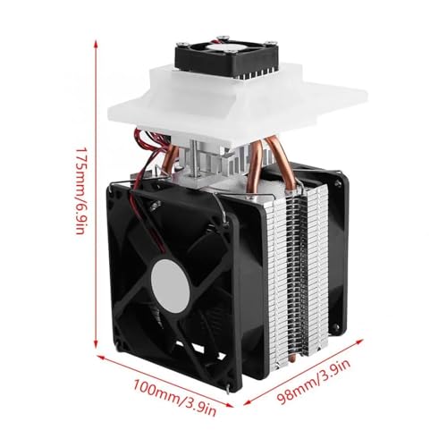 12V Semiconductor Refrigeration Thermoelectric Air Cooling Dehumidification System Lucky