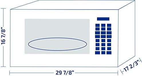 Impecca OM-1600K 1.6 cu. ft. Over-the-Range 30” Microwave Oven 1000 Watts, with Surface Light, 2 Speed Vent System, Touch-pad Controls, Digital Clock, Timer, LED Display and Child Lock, Black