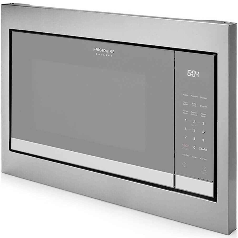 Gallery 27 in. Trim Kit for Built-in Microwave Oven in Stainless Steel