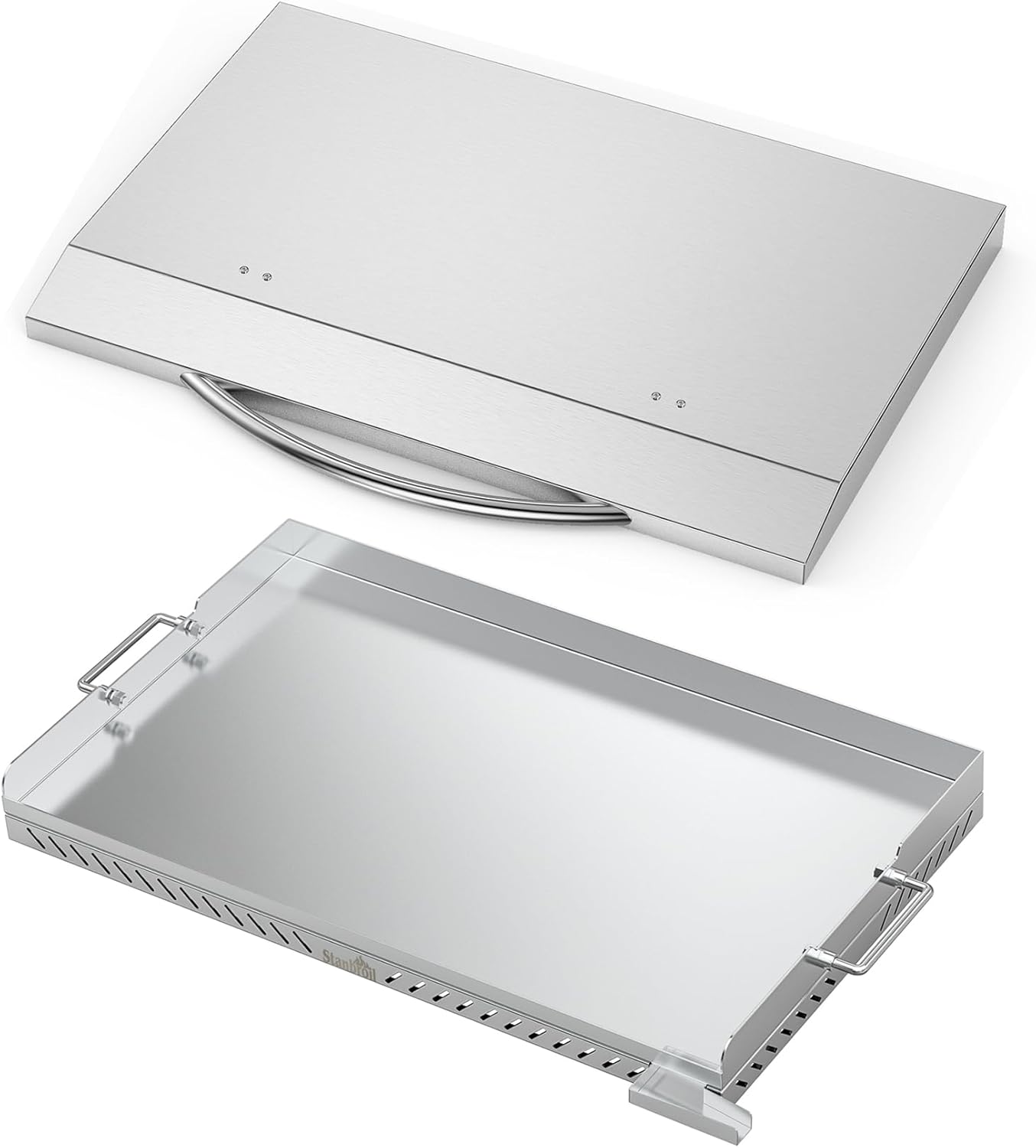 Stanbroil Griddle Top and Hard Cover Hood for Blackstone 28
