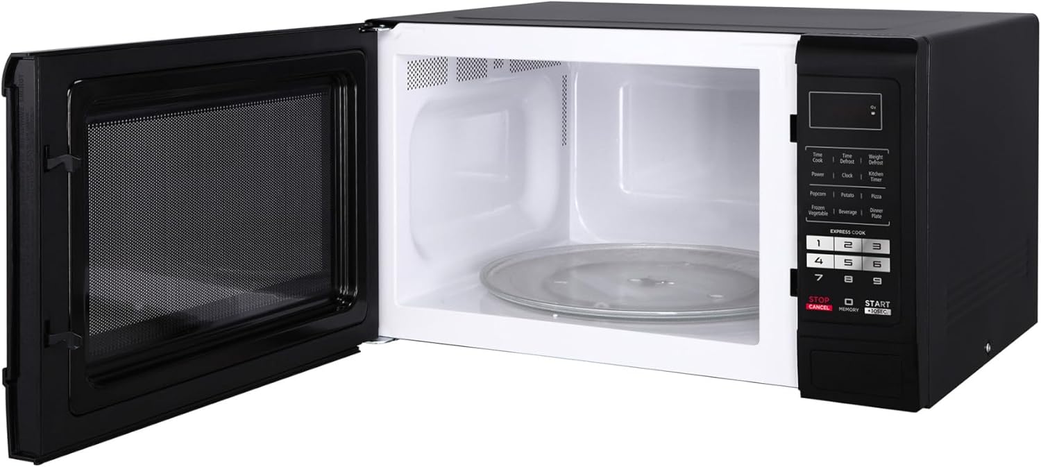 1.6 cu. ft. Countertop Microwave in Black