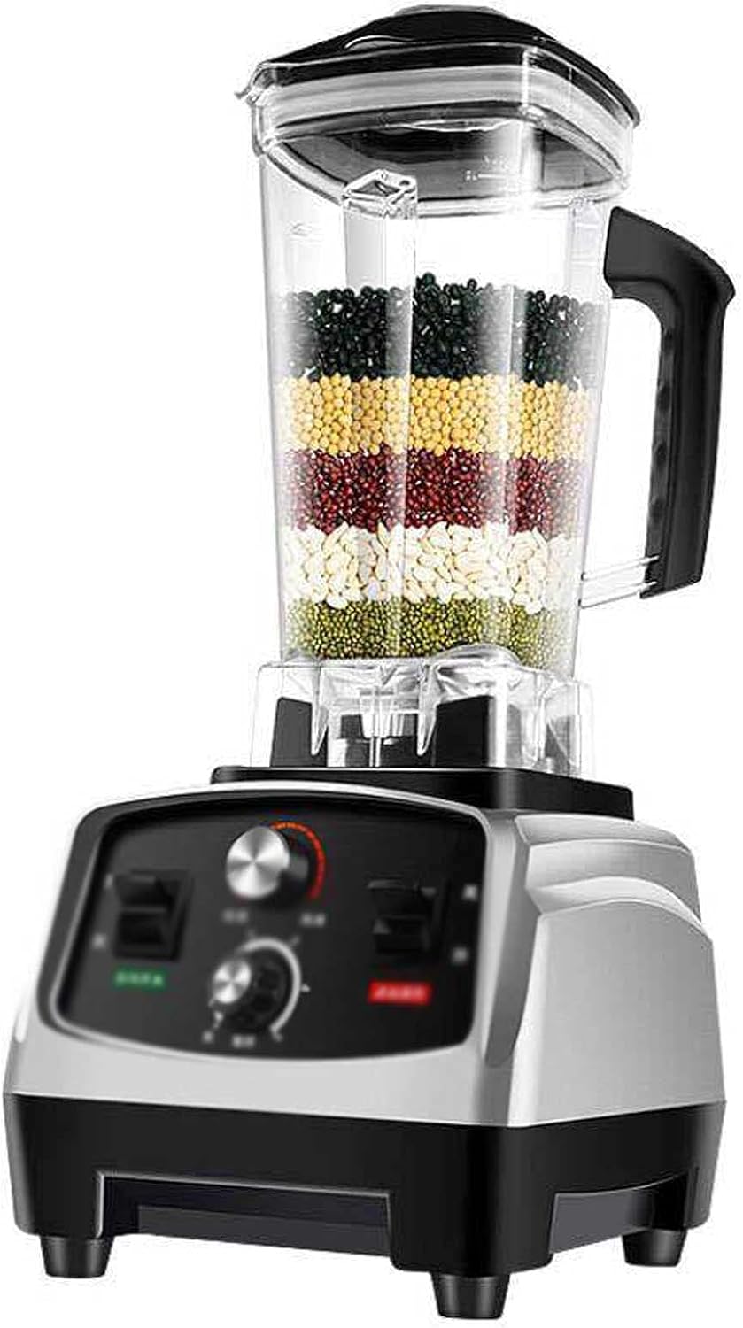 Compact Portable Blender 2l Professional Countertop Blender with Automatic Cleaning Function Strong Power Adjustable Speed Used Personal Blender for Milkshakes and Smoothies