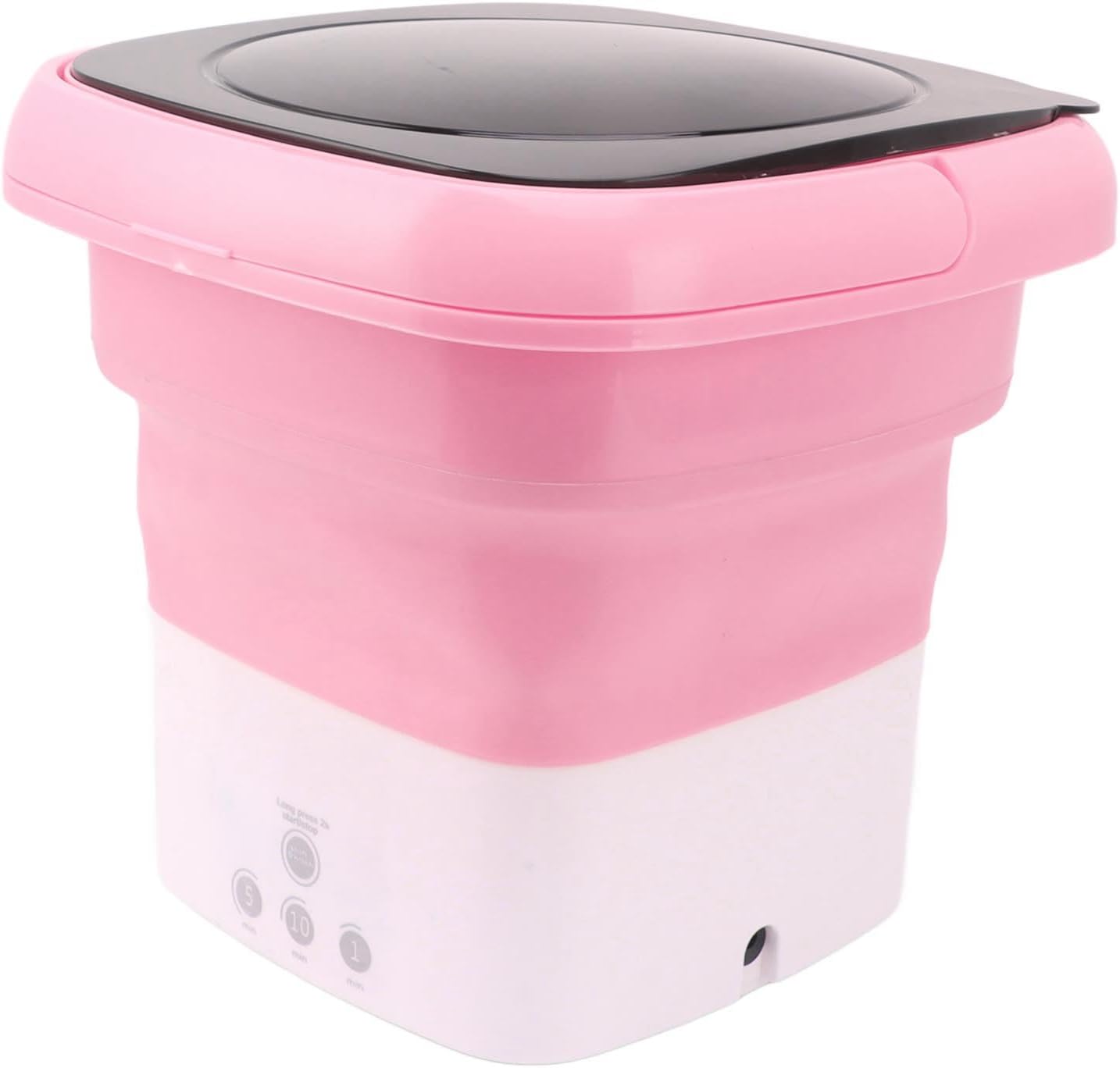 Septpenta Portable Washing Machine, High Capacity Mini Washer, Foldable Mini Washing Machine, Self Contained Drainpipe for Baby Clothes, Underwear Or Small Items, Apartment, Dorm, Camping(USA（B）)