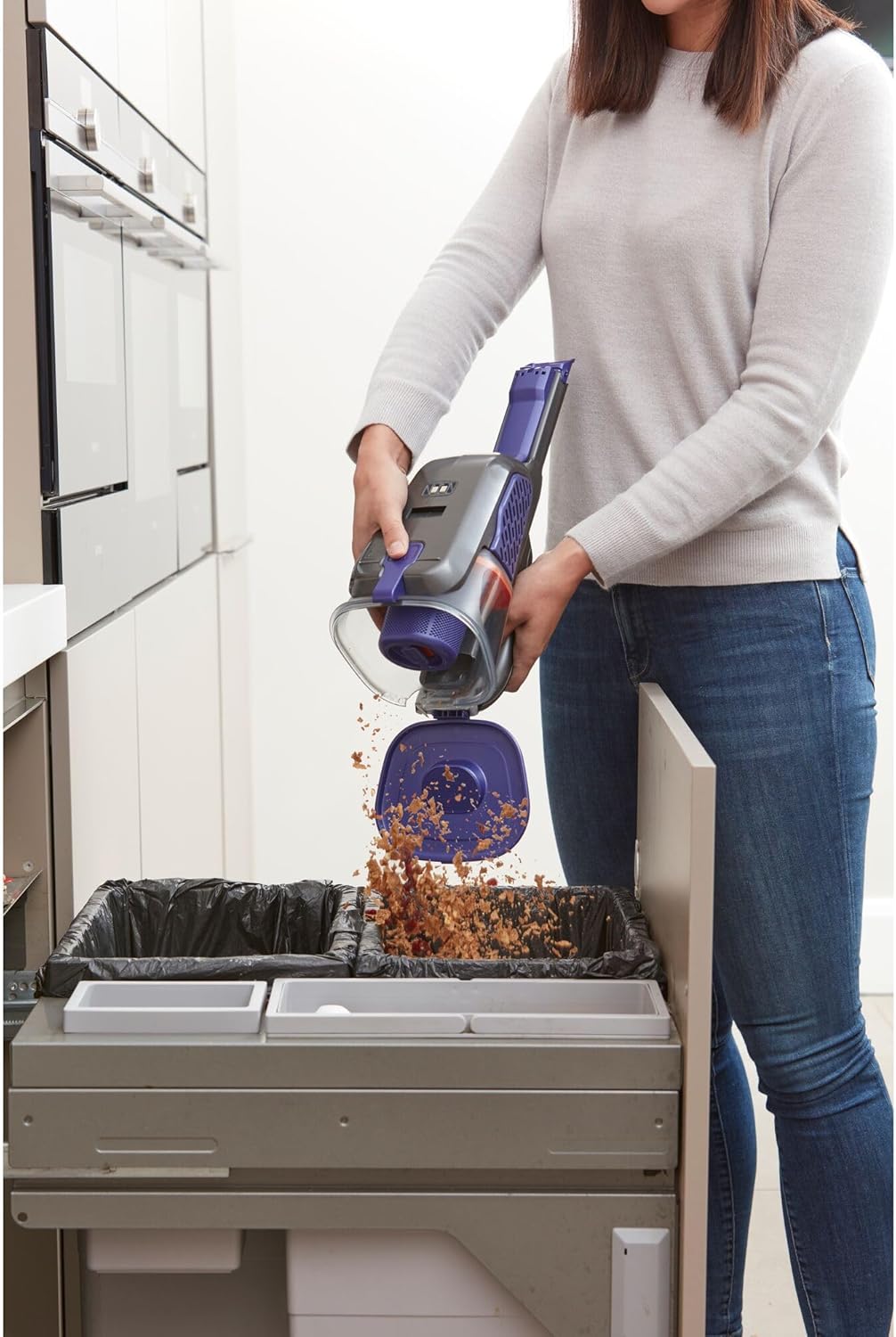 BHHV520BFP-QW - Aspirador de Mano GEN 11 Especial para mascotas con tecnología Smart TECH™ 18V 2,5Ah. Boquilla fina extensible y cepillo. Cargador Base.